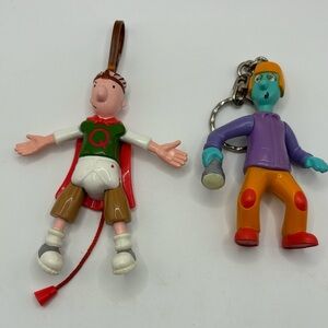 McDonald's Happy Meal Toy 1999 Dougs 1st Movie Skeeter & Doug Valentine Keychain